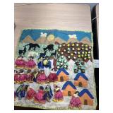 Wall Hanging and lot of pillows