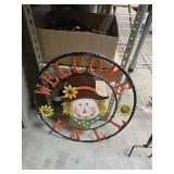 Welcome Fall metal sign