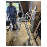 4ï¿½ Metal step ladder folding