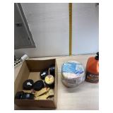 Mouse traps, pipe Insulation and Orange Goop