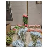 8 packs new artificial flowers