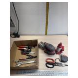 Ratchet, wrench, Palm sander- works, 1 ton jack
