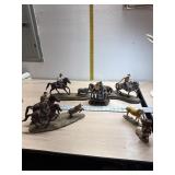 Cowboy Statues, 2 are broken- see all photos