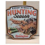Remington  tin sign