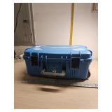 Hard plastic  carrier  on wheels 20"ï¿½12"ï¿½9"