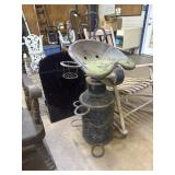 Milk can bucking chair