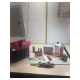 Caboodles bag, nails supplies, lifting, and more
