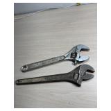 2 Pipe wrenches