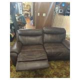Reclining couch matches previous lot