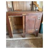 Top to an antique ice box  32"x19"x29"
