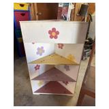 21"x11"x35" corner shelf needs cleaned