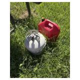 Propane tank and gas can