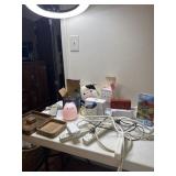 Color changing cat light works, wood bowls, power