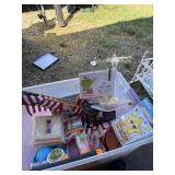 Teaching supplies, craft items, flags and more