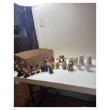 Roosters and 9 sets of Vintage S&P Shakers