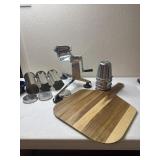 Bread Tubes. Salad Master food processor, pizza