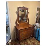 42"x20"x77" Vinatge     Dresser with mirror