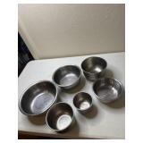 Stainless steel bowls