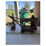 Vintage metal steam shovel