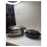 Stainless Steel Roaster and small granite roaster