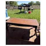 45"x15"x21" wood coffee table