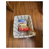 Books and basket