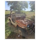 40s Willis jeep  been sitting  a long time NO