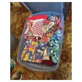 15 gallon tote of fabric