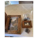 Trinket boxes and music box to install