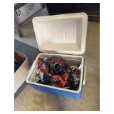 Coleman cooler with smoker pallets