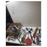 Huge lot of new and old Kitchen Utensils