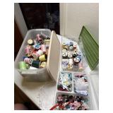 Lg lot of thread and bows