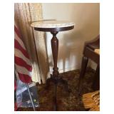Marble top plant stand 15"x36"