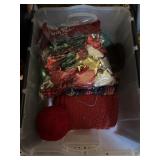 Locking lid tote with Christmas boxes, Bowes,