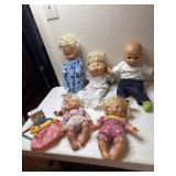 Baby dolls including cabbage patch and other