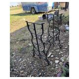 Cast iron sewing base