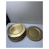 14 plastic marching  charger plates 1 that