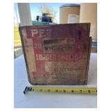 Vintage Peter loaded shells wood box