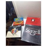 Vintage Stadium checkers, and other boards games