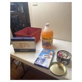 First Aid Kit, Rain X, Mr clean magic eraser and