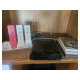 Wii game controllers and games powers on