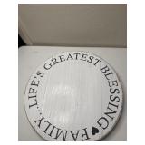 19 1/2" Lazy Susan wood