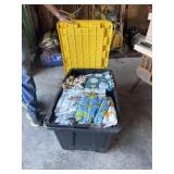 Tote of fleece fabric