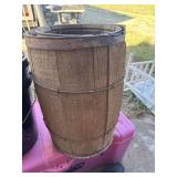 2 wood nail kegs