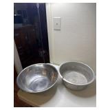 Wash tub and Stainless steel bowl