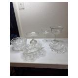 Star Burst serving bowls and other clear glass