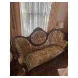 Victorian Setee  couch 69"x 27"x42"
