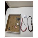 Necklaces and earrings
