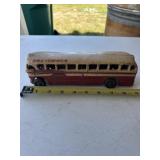 Vintage Cast Iron Trailways Bus by Realistic Toy