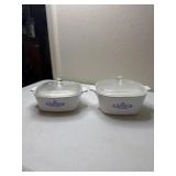 Cornflower Corningware 1 1/2 quart & 1 3/4 quart